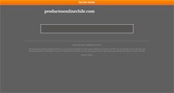 Desktop Screenshot of productosonlinechile.com