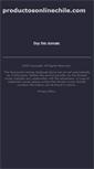 Mobile Screenshot of productosonlinechile.com